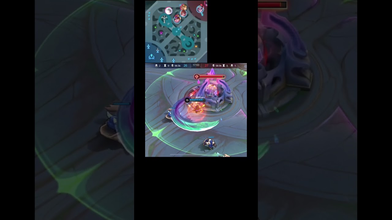 the power of cursed helmet during backdoors (mlbb)