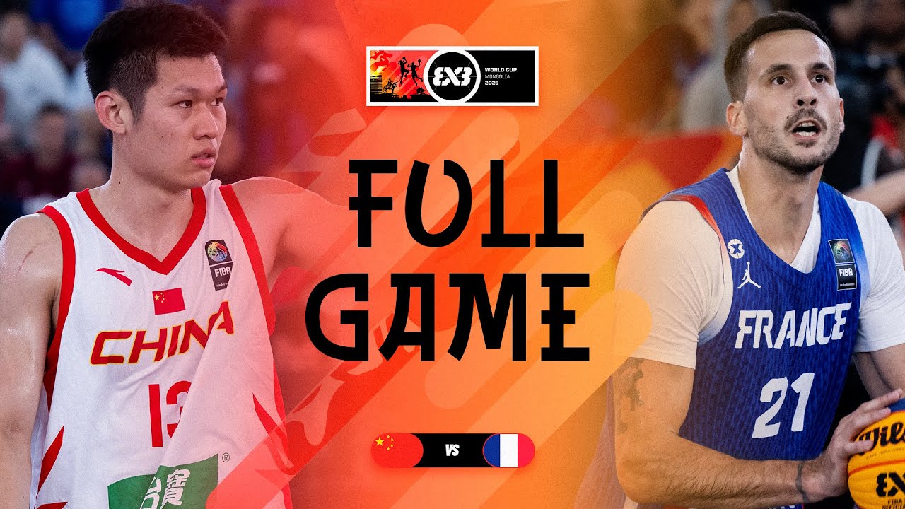 China 🇨🇳 v France 🇫🇷 | Men | Full Pool Game | FIBA 3x3 World Cup 2025 | 3x3 Basketball