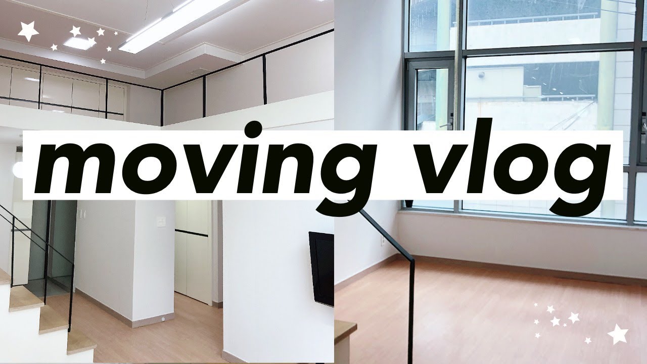 MOVING VLOG | moving to korean loft apartment