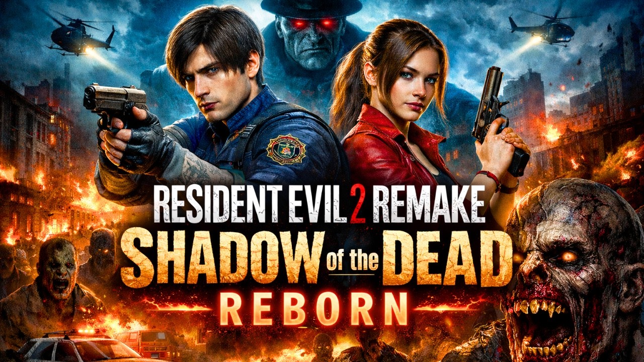 Resident Evil 2 Remake | Shadow of the Dead Reborn – MOD DE DIFICULDADE EXTREMA