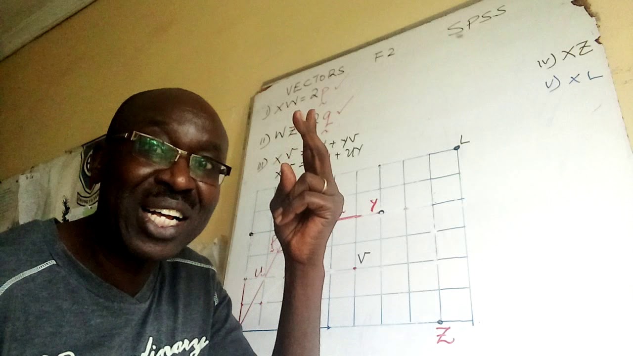 VECTORS FORM 2#MATHS# SPSS 1