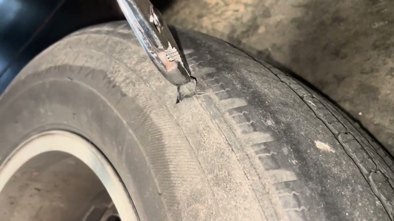 Glass in tire