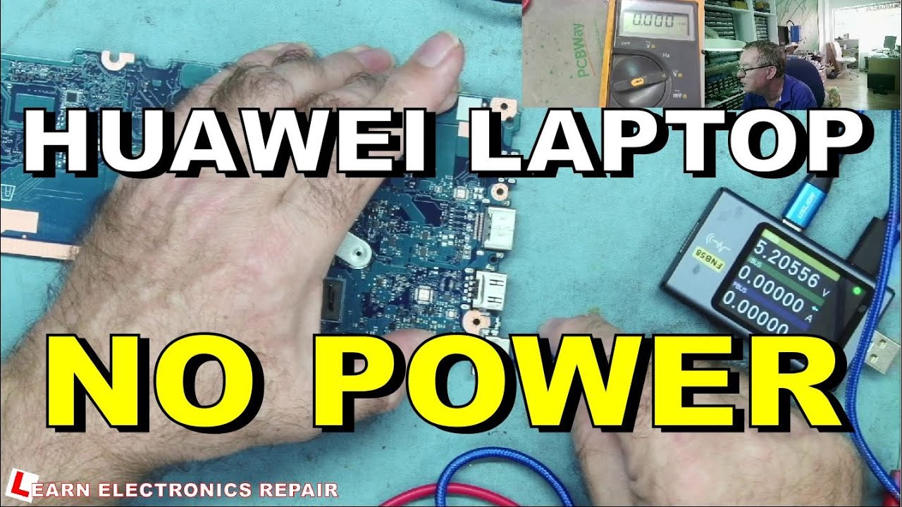 Ноутбук HUAWEI не работает, не заряжается