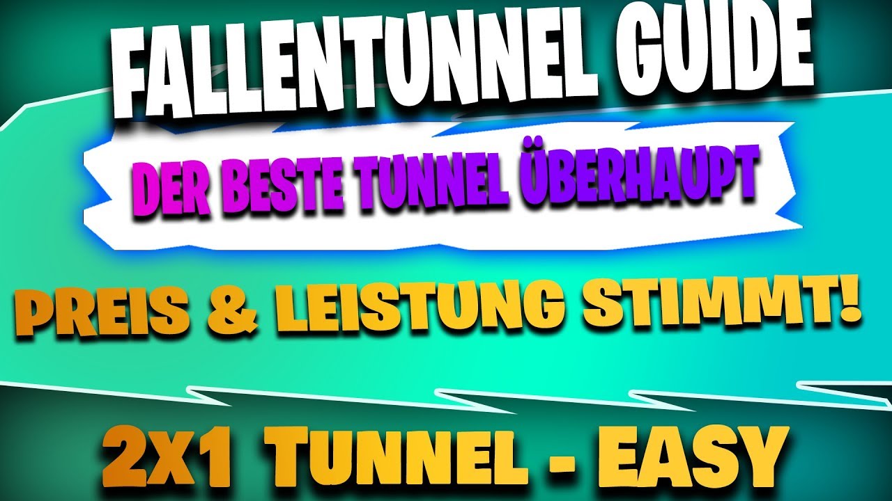 DER #1 Fallentunnel - 2x1 Simple und Effizient | Fortnite Rette die Welt