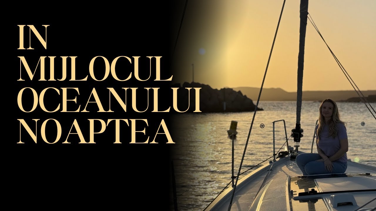 In mijlocul oceanului noaptea - navigație cu motor