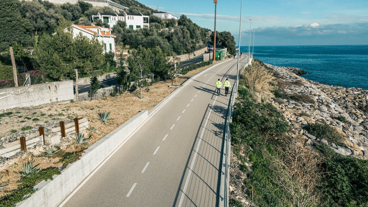 Lavori di conversione in pista ciclopedonale di Imperia di tratta ferroviaria dismessa