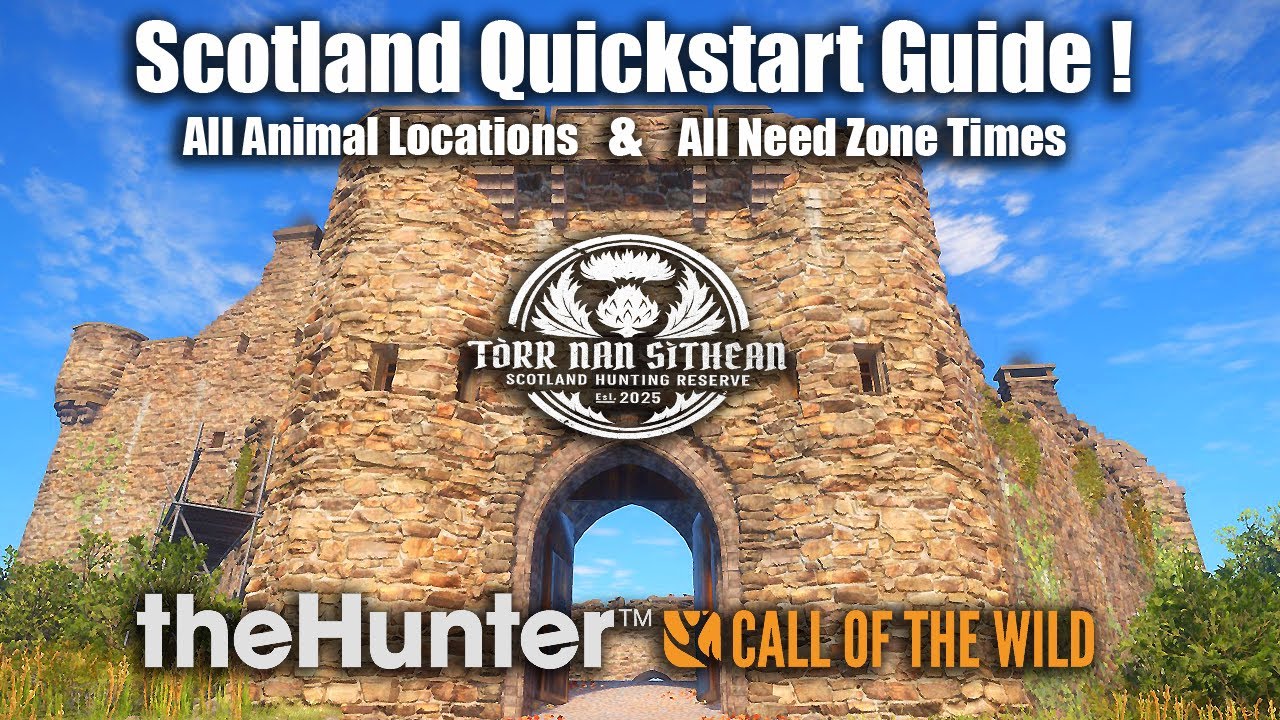 Краткое руководство по Шотландии &mdash; theHunter Call Of The Wild