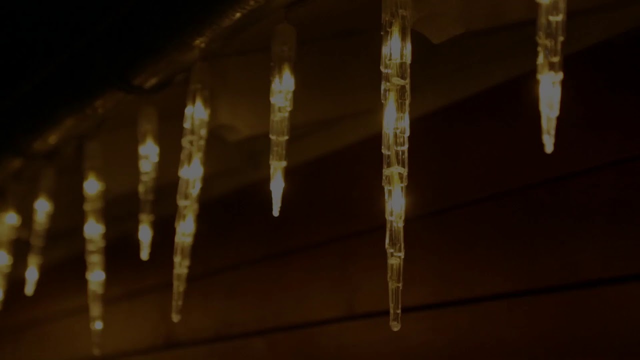 LED-Eiszapfen-Lichterkette