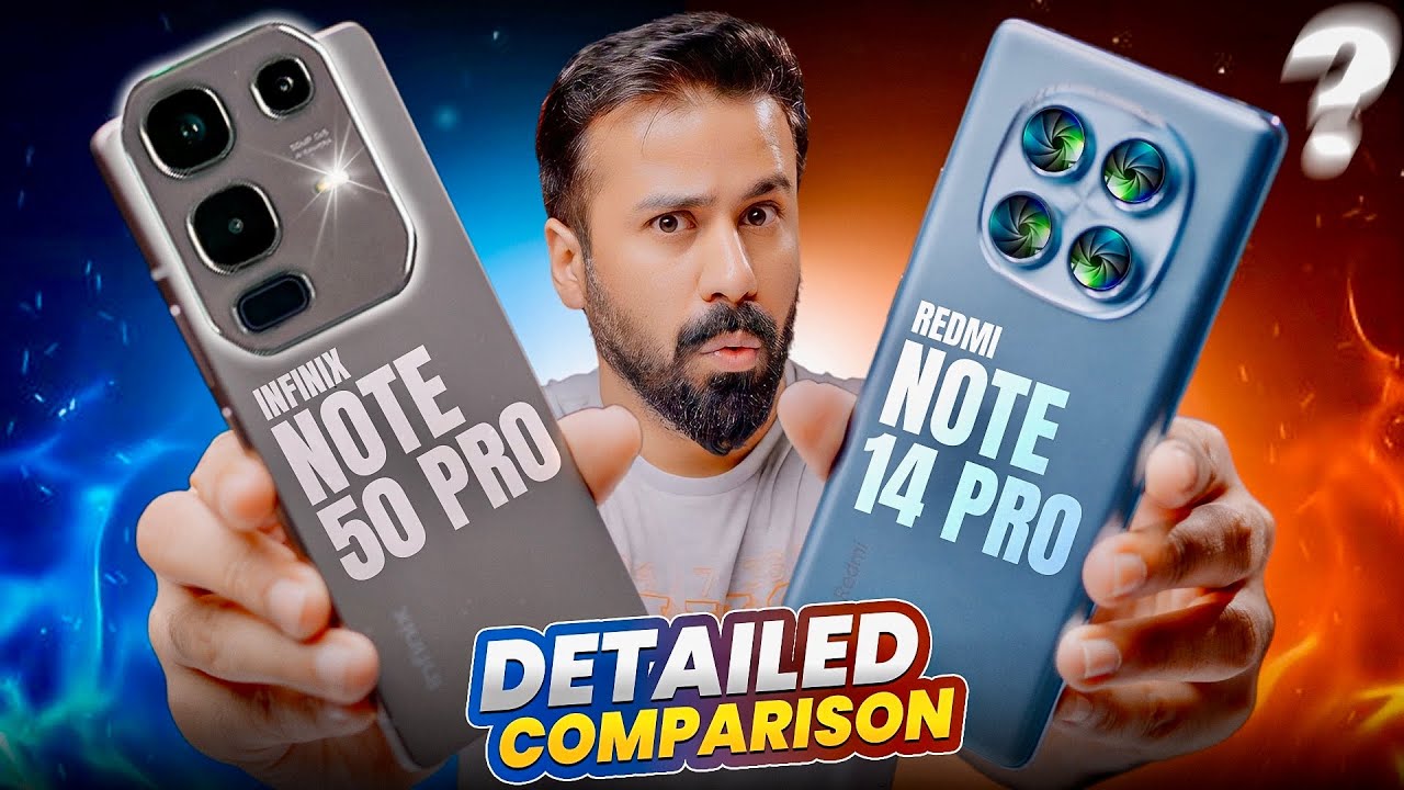 Infinix Note 50 Pro Vs Redmi Note 14 Pro Detailed Comparison | Camera Test | Best Phone is under 80k
