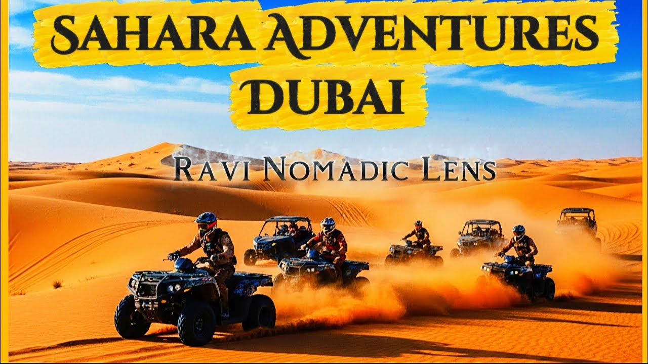 Riding Through the Sahara Desert | ATV & UTV Adventure in Dubai  #vlog #adventure #dubai #travel 
