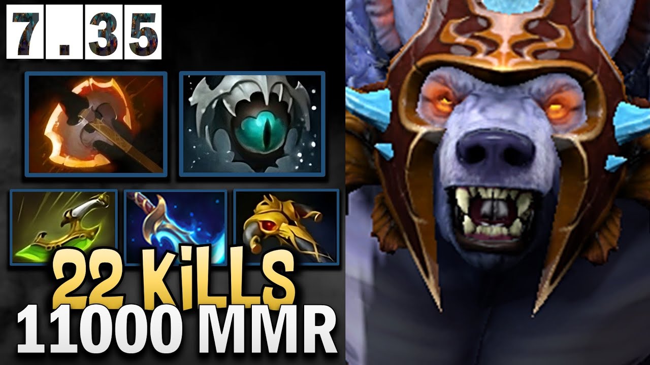 Ursa Dota 2 7.35 with Battlefury and 22 Kills - Dota Gameplay
