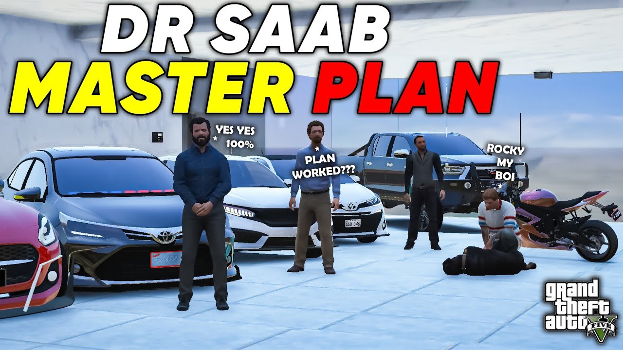 DR SAAB'S MASTER PLAN WILL WORK OR NOT? | JIMMY WORRIED ABOUT ROCKY | GTA 5 | Real Life Mods #525 |