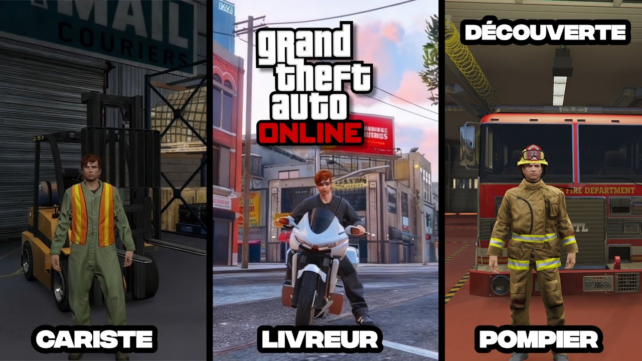 DÉCOUVERTE DES NOUVEAUX MÉTIERS SUR GTA ONLINE ‼️
