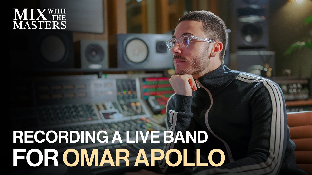 Teo Halm recording a live band for Omar Apollo | Sneak Peek