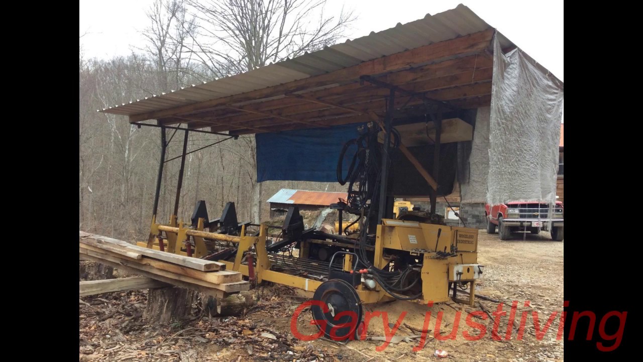 Woodland k4 vertical sawmill , bandmill