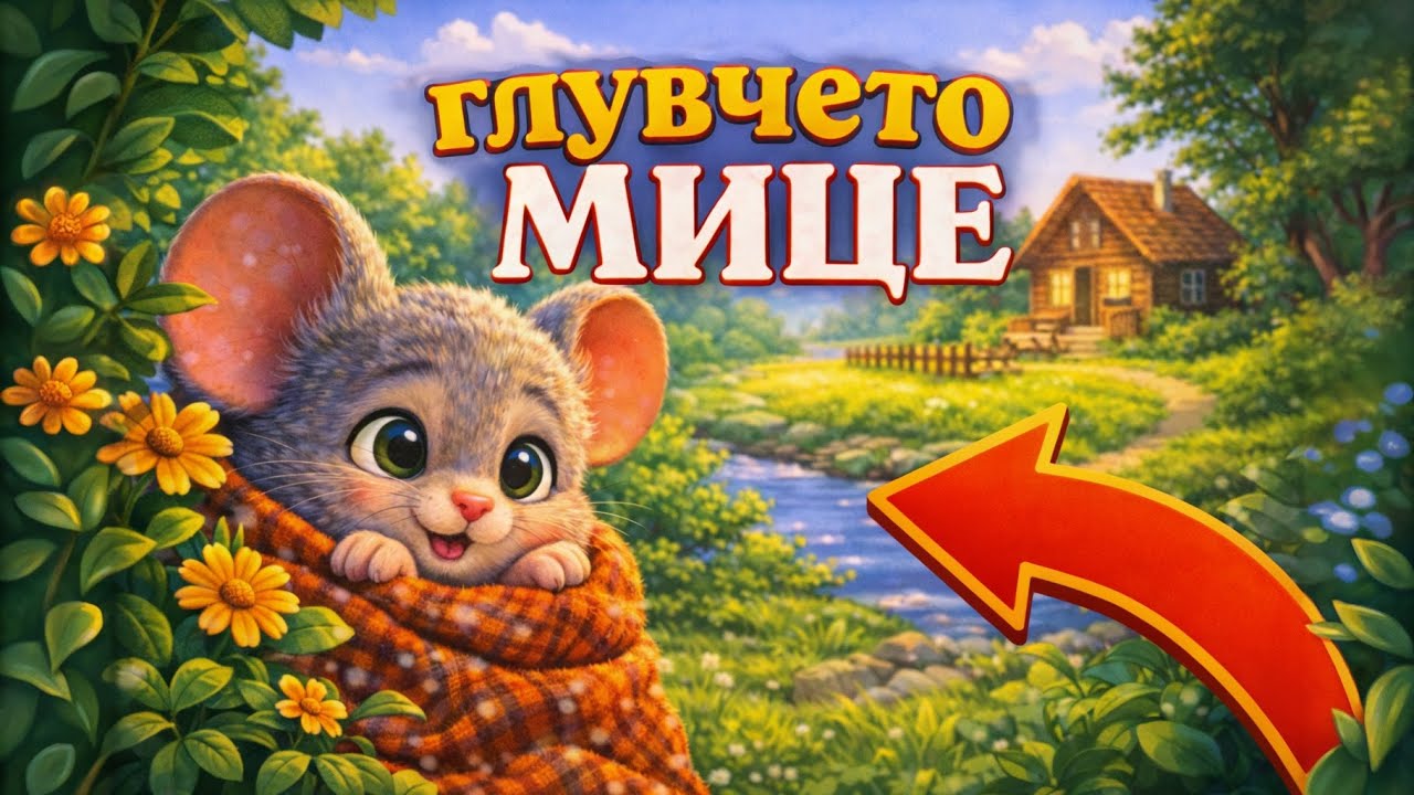 Gluceto Mice 🐭❄️ | Bajka za deca na makedonski