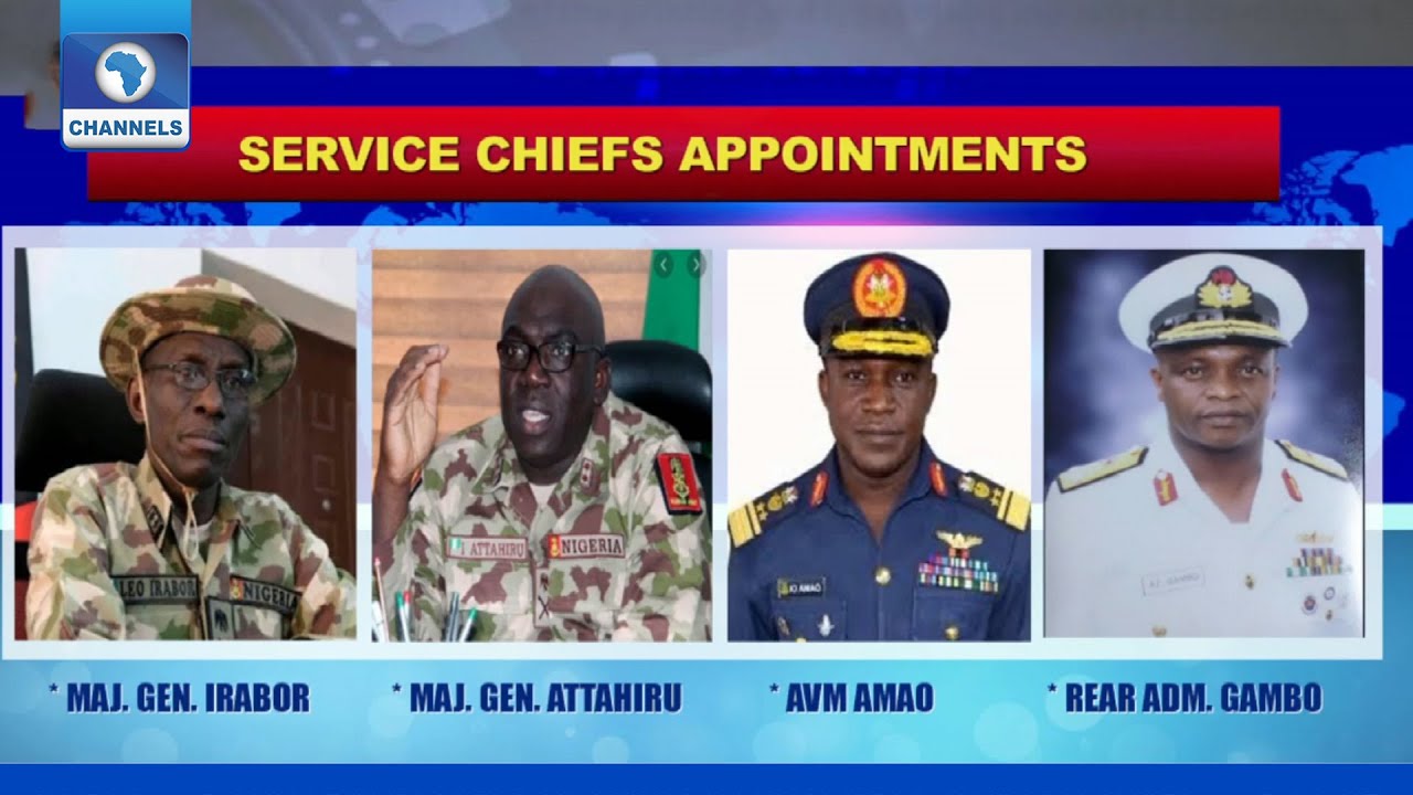 Military Appointment: Buhari Names New Service Chiefs