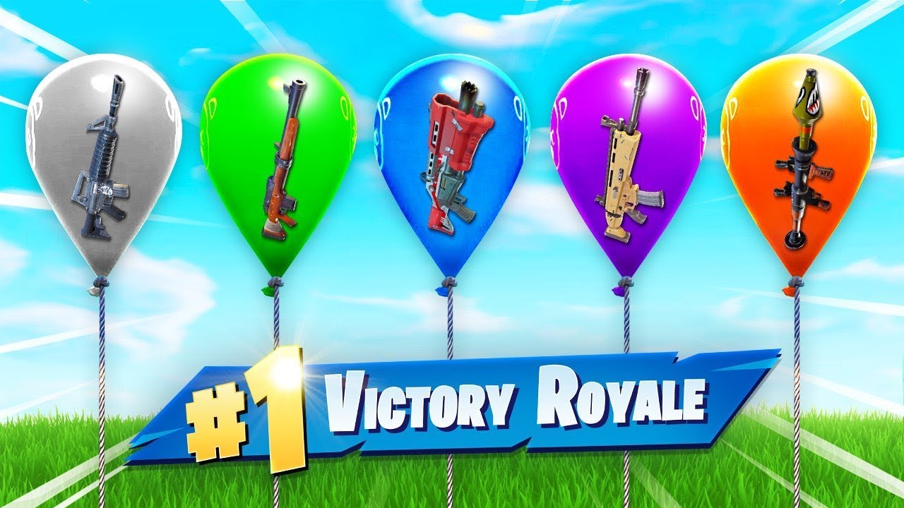 The *RANDOM* Balloon Challenge In Fortnite Battle Royale!