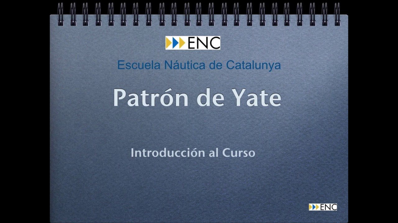 Patr&oacute;n de Yate Introducci&oacute;n al curso