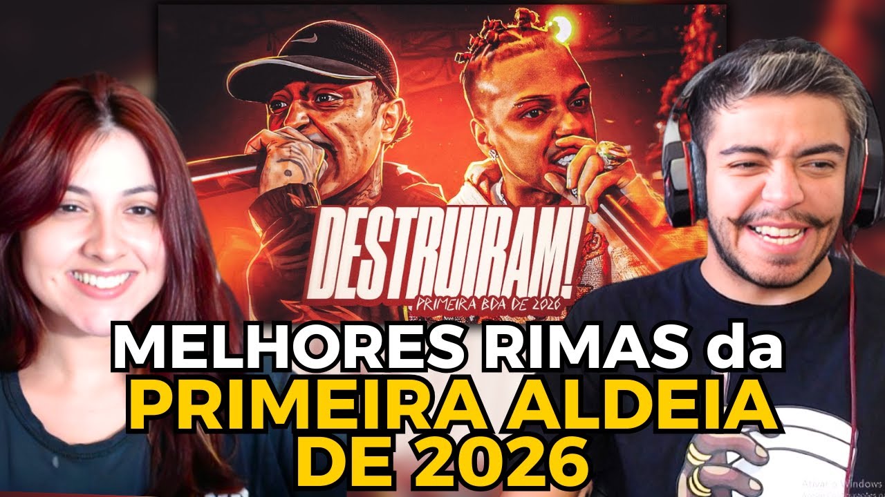 (INSANO!!!) MELHORES RIMAS da PRIMEIRA ALDEIA DE 2026! 🔥 | REACT
