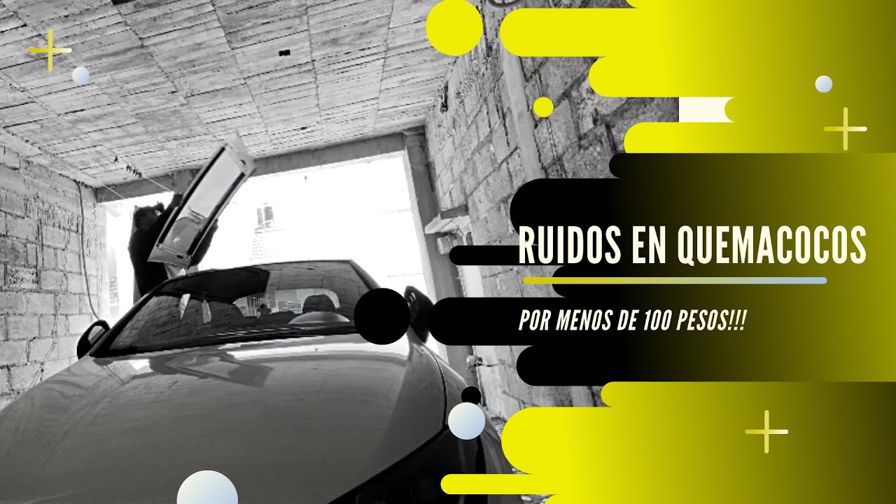 Eliminar ruidos en quemacocos por menos de 100 pesos || Seat ibiza