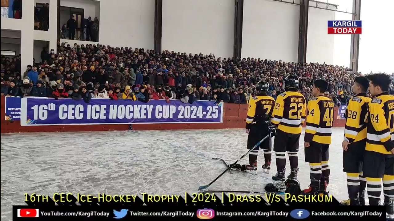 Friends Pashkum Crowned Champions After Thrilling Final in Kargil, 16th CEC Ice Hockey Cup 2024-25