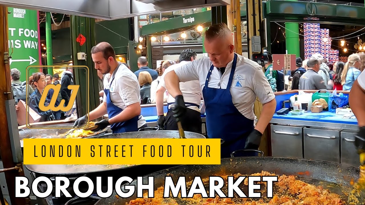 Must Eats of London's BOROUGH MARKET! , Delicious Food Tour , London Street Food Tour