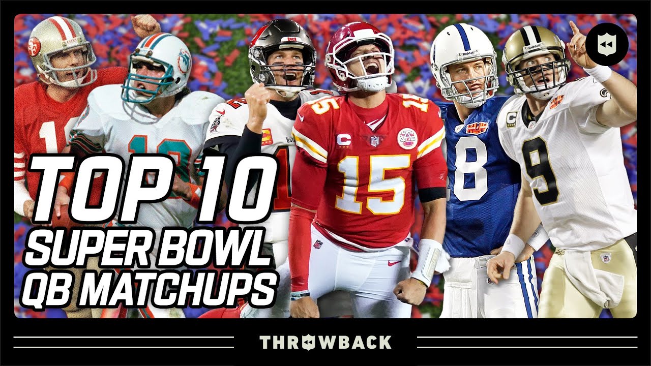 Top 10 QB Matchups in Super Bowl History: Marino/Montana, Manning/Brees, & More!