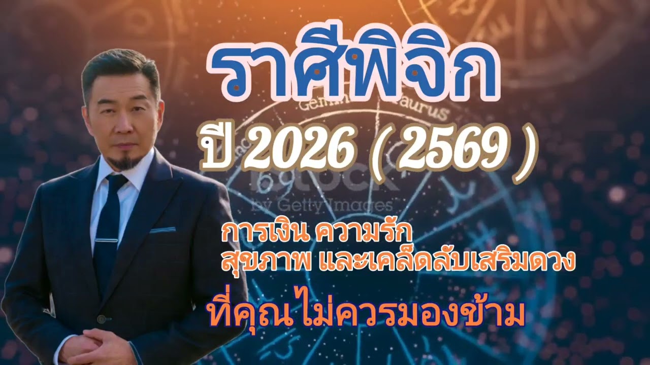 🦂 ดวงราศีพิจิก ปี 2026(2569)ปีแห่ง 