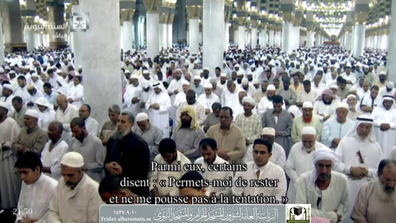 صلاة التراويح بالمسجد النبوي | ليلة 10 رمضان 1437 هـ