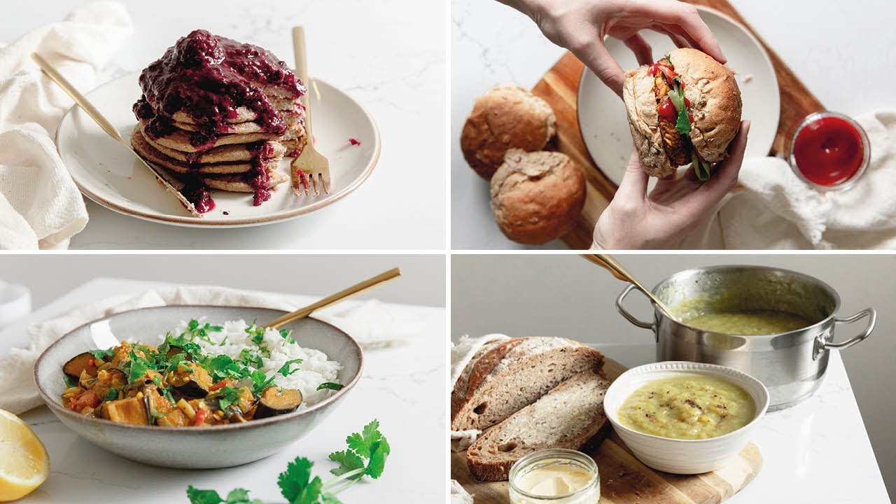 UNDER £1 EASY VEGAN BUDGET MEALS | Recipes for Students!