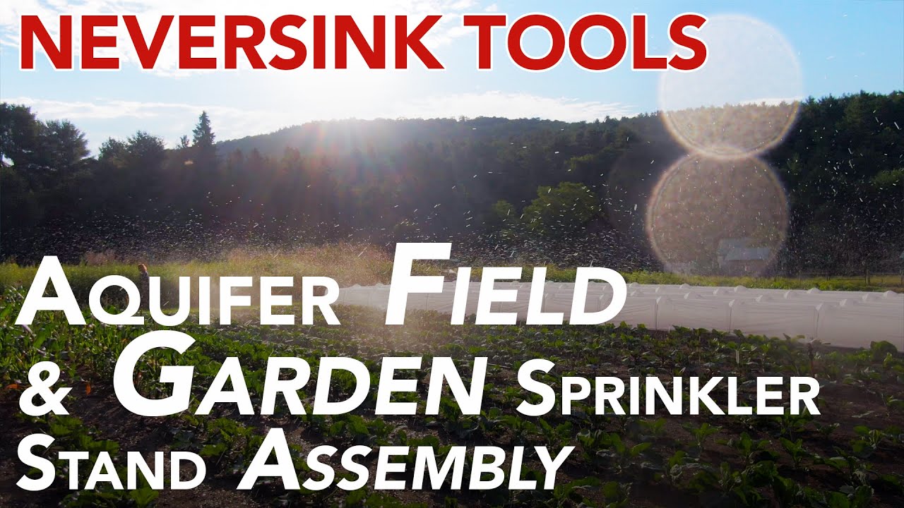 Aquifer Field and Garden Sprinkler Stand Assembly