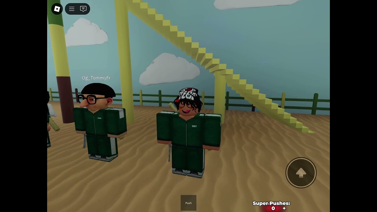 Playing squid game