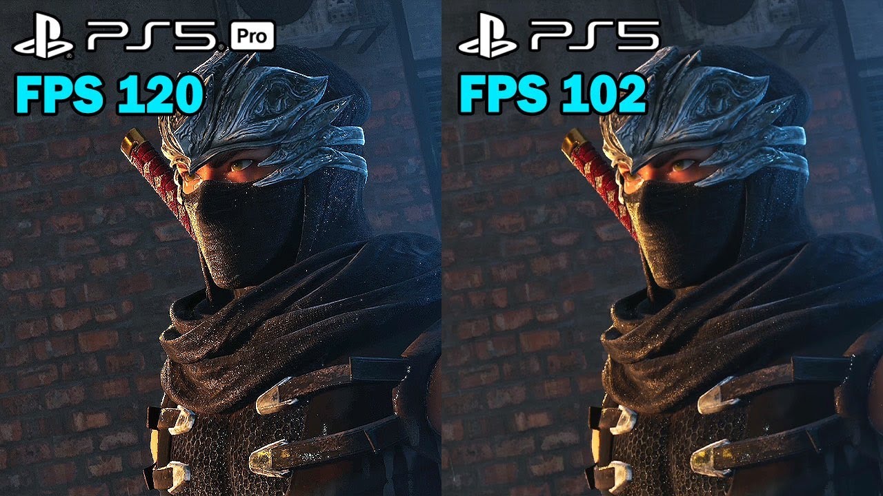 Ninja Gaiden 2 Black - PS5 PRO vs PS5 Frame Rate Comparison @ 4K ✔