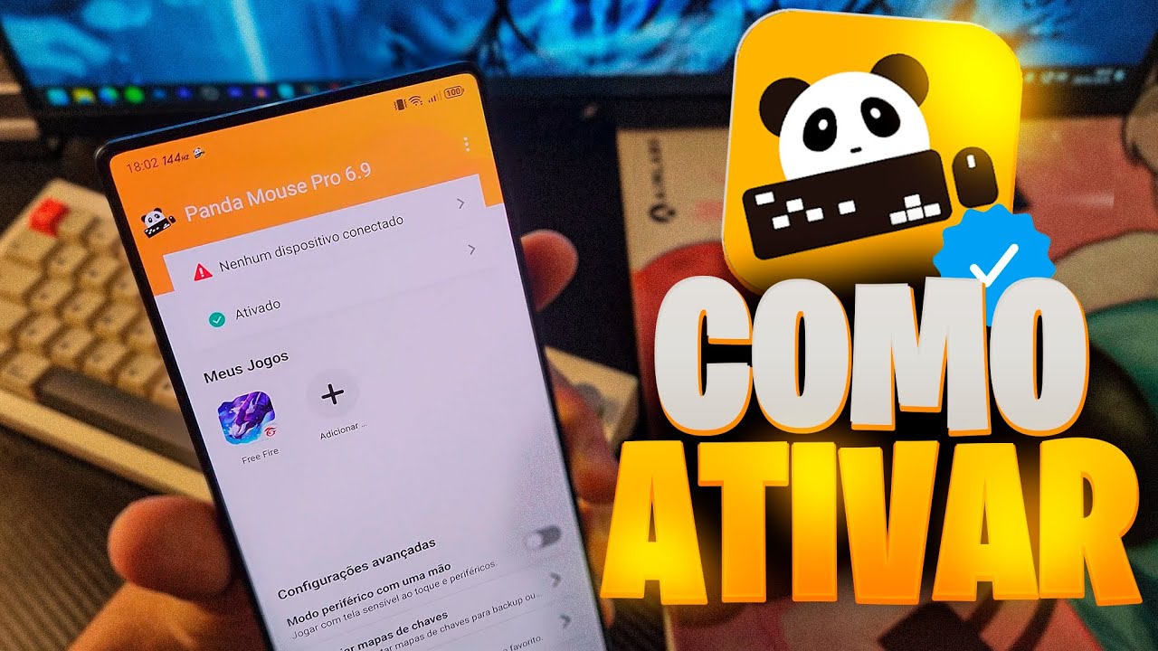 COMO ATIVAR O PANDA MOUSE PRO COM 1 CELULAR! ATUALIZADO EM 2025!