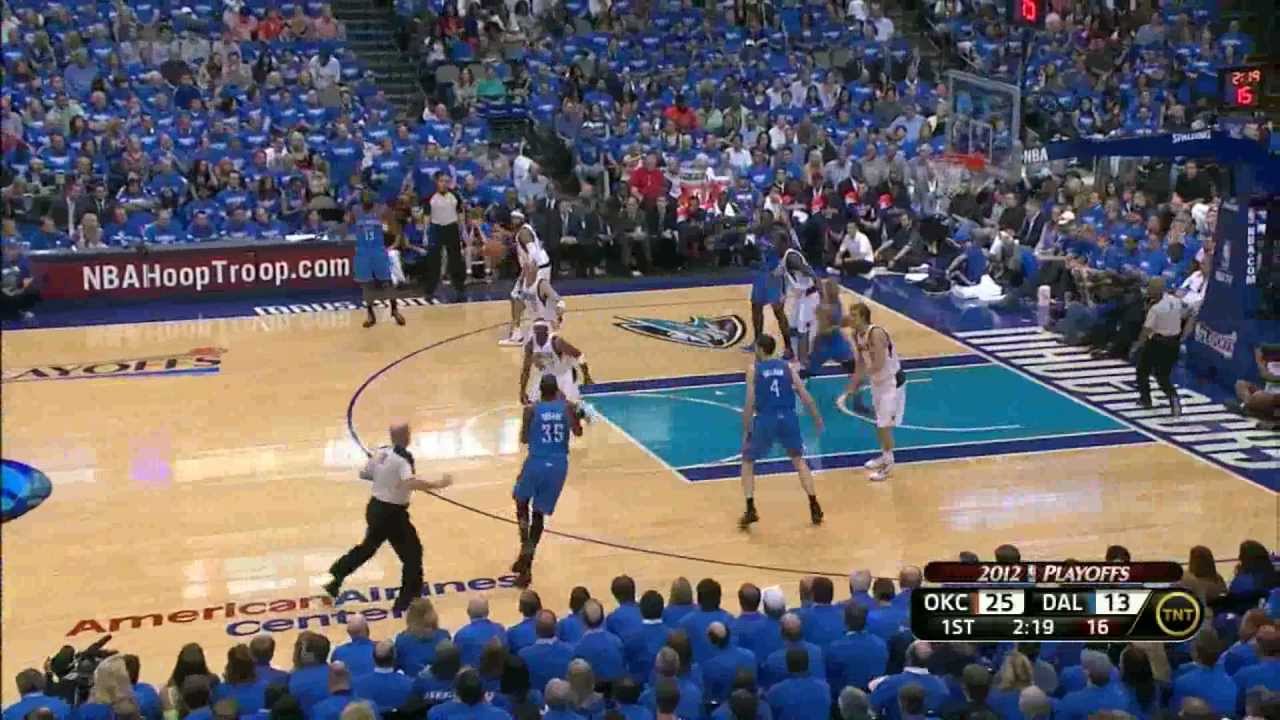 Kevin Durant 31 points vs Dallas Mavericks full highlights round 1 game 3 NBA Playoffs 2012.05.03
