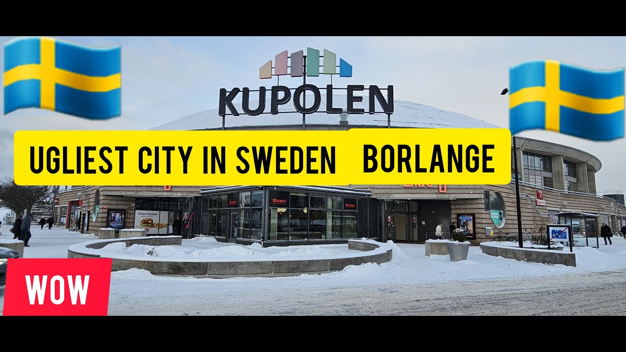 Walking tour IN Borlänge, UGLIEST Town in SWEDEN