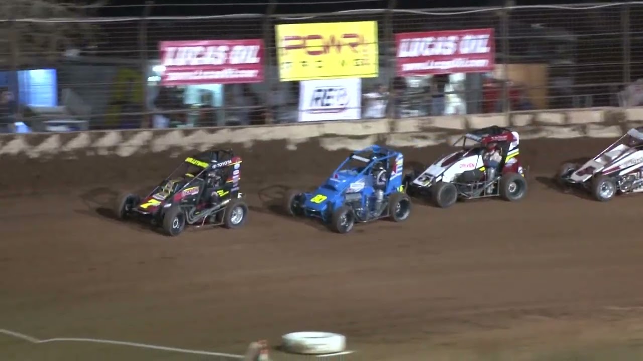 3.23.18 POWRi Nat/West Midget League at I-44 Riverside Speedway