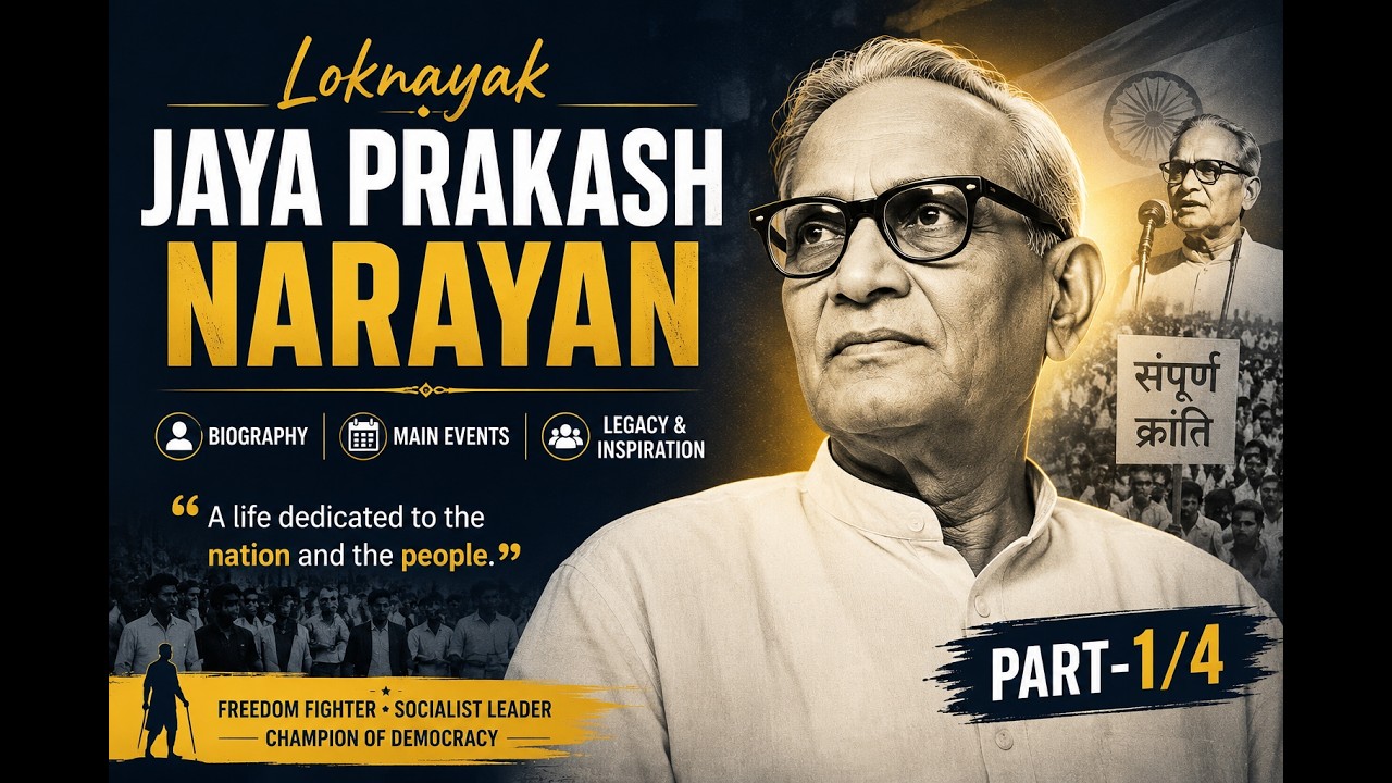 Loknayak Jayaprakash Narayan | Biography | Key Events | Part-1/4