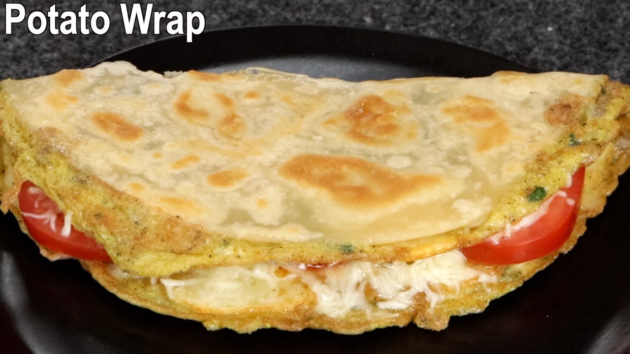 Crispy Potato Wrap Recipe | Easy Potato Snack at Home