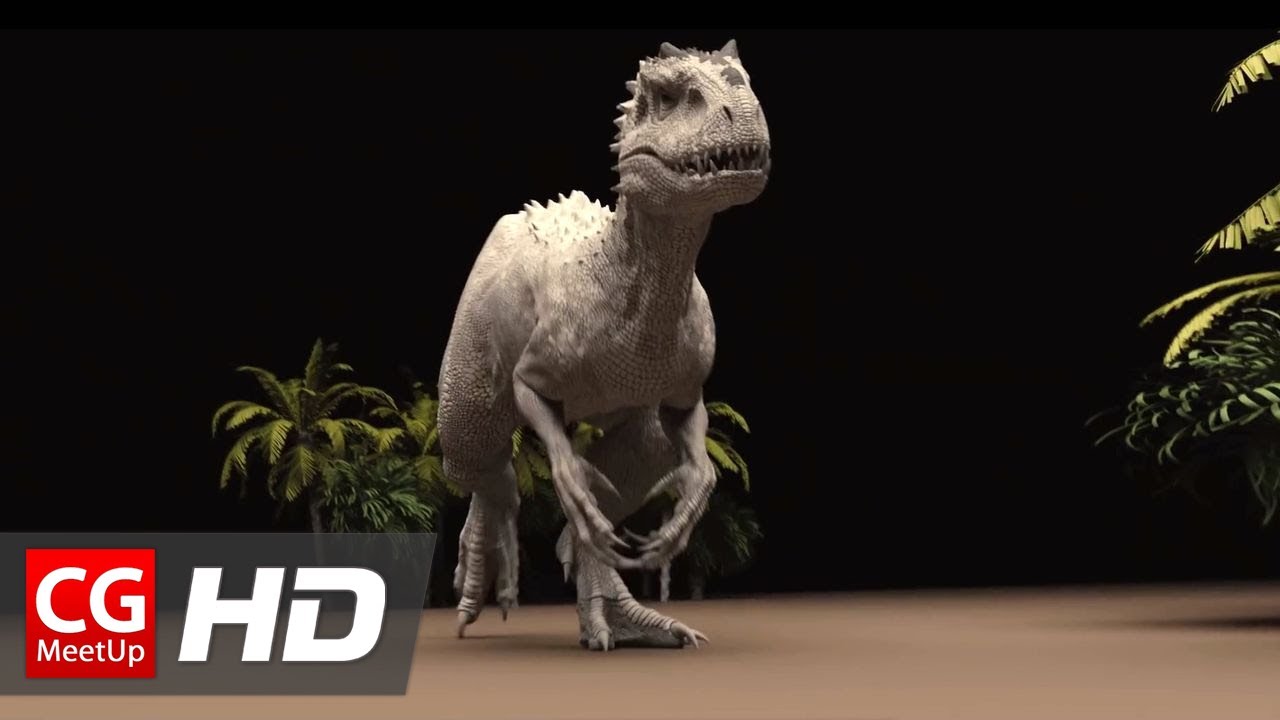 Jurassic World Indominus Rex Walk Cycle by ILM | CGMeetup