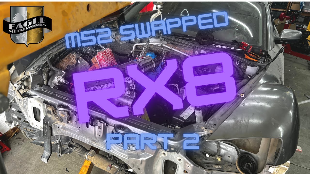 M52 Swap RX8 PT 2 engine assembly and first engine set in