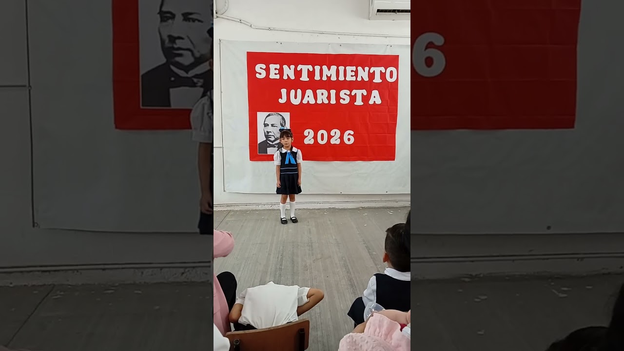 Grettel Sofía en su primera y exelente oratoria