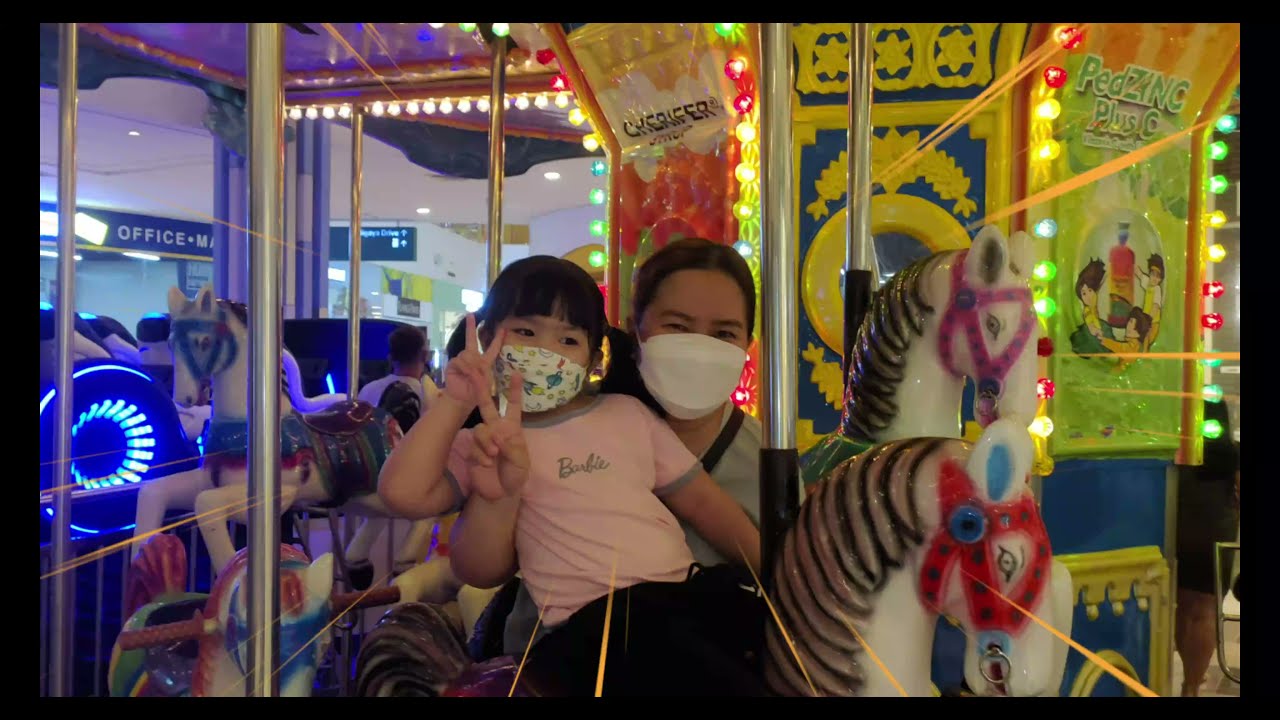 Amia's first experience in Merry Go Round
