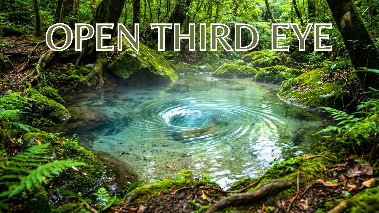 Open Third Eye | High Vibration Water Sounds & Ambient Drone