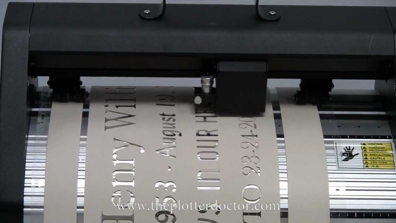 Portable Plotter: Sandblast Stencil; Rubber Mask cutter.