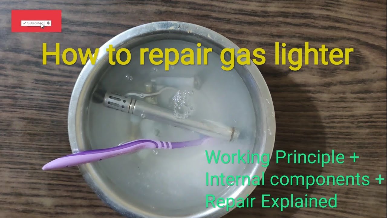 How to repair Gas Lighter | Explained Working Principle + Internal Components + Repair