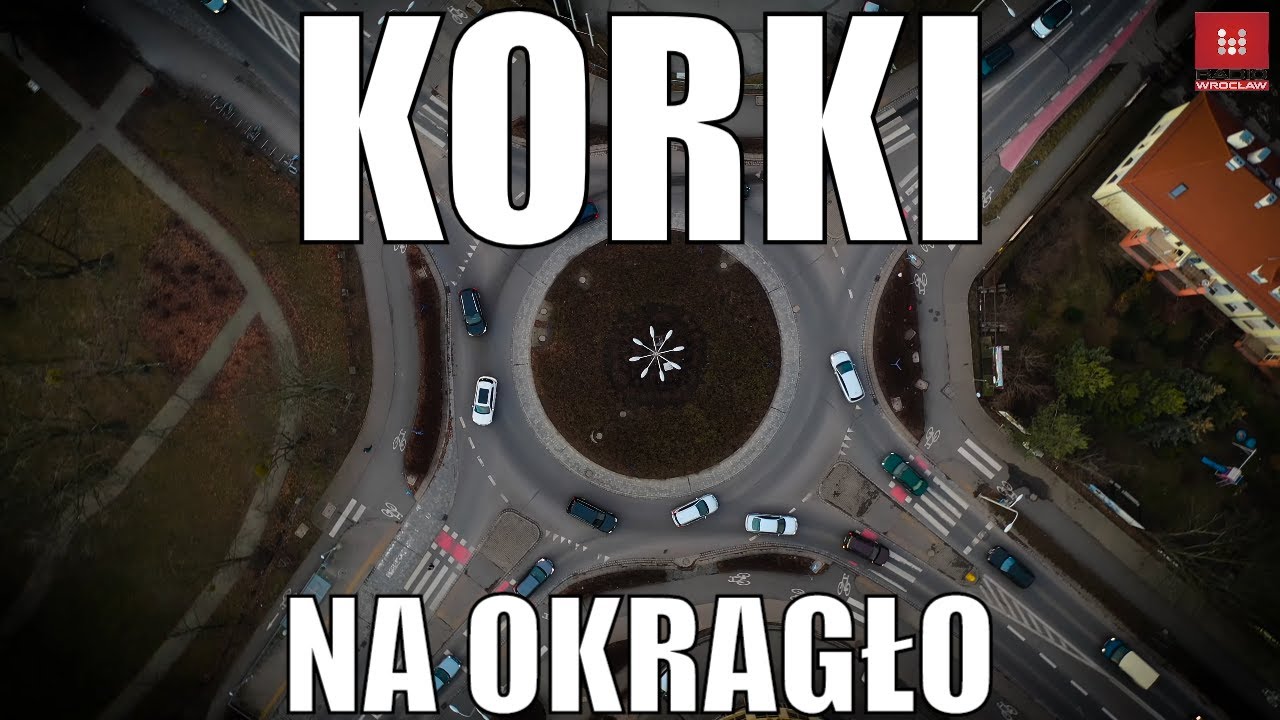 #Migawka Polska z drona. Rondo ul. #Zwycięska z lotu ptaka