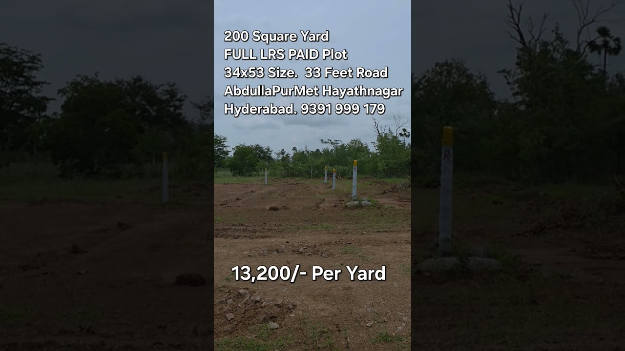 plot for sale Hyderabad 