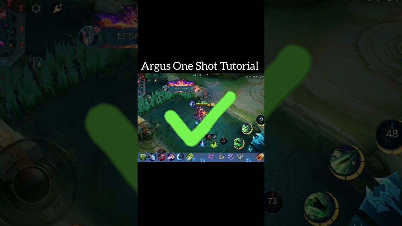 Argus One Shot Tutorial 2025 | Mobile Legends Argus One Shot Tutorial ✓